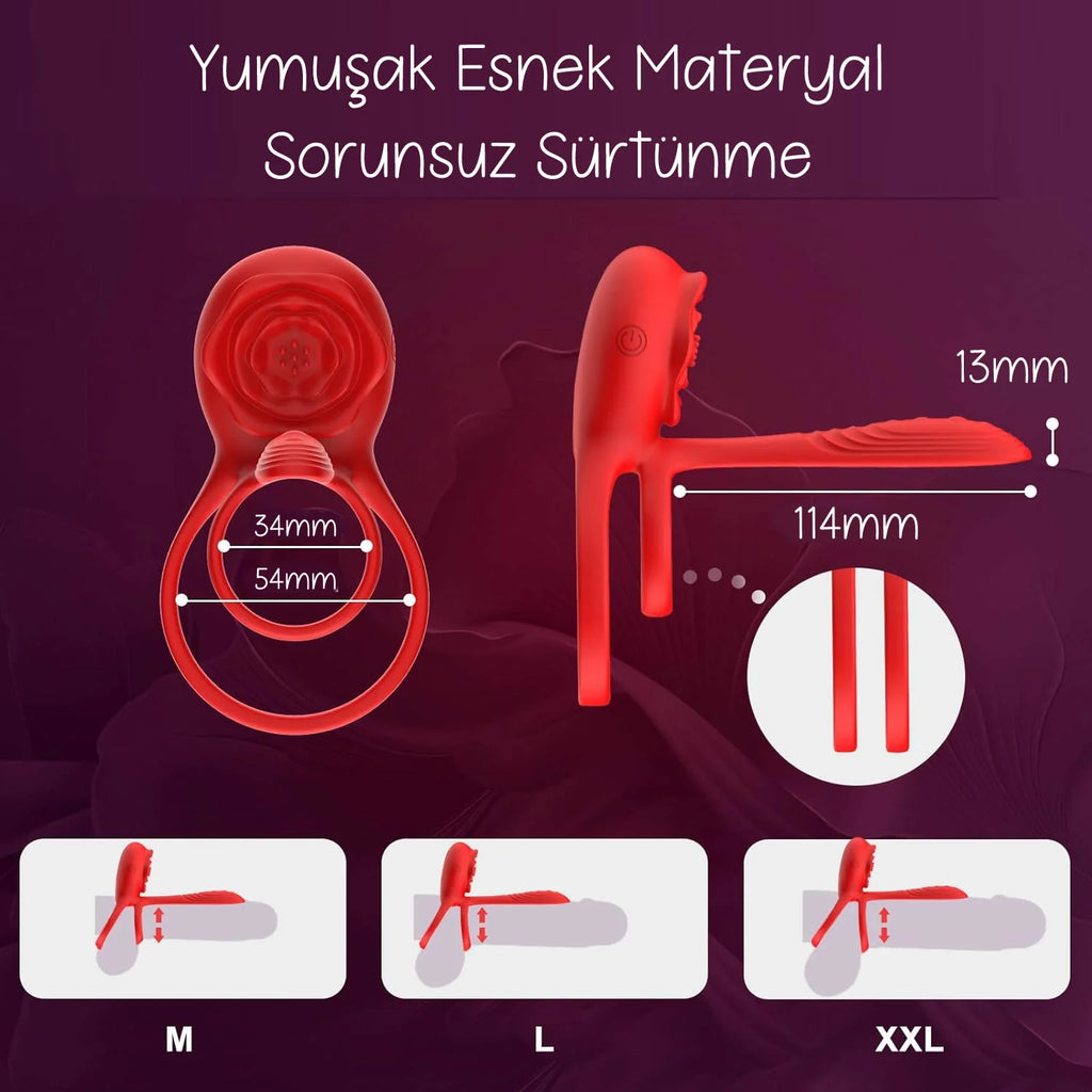 Erotikcim - Dört Fonksiyonlu Penis ve Vajina Uyarıcı – Maksimum Zevk Çifte Haz