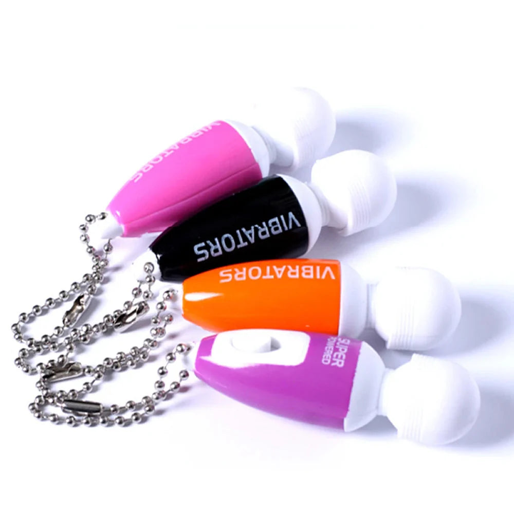 Erotikcim - Mini Vibratör - Anahtarlık Vibratör - Mini Masaj Aleti - 6cm - Pembe