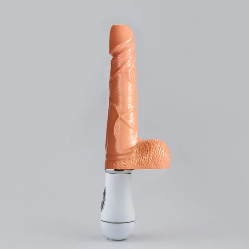 Erotikcim - 12 Farklı Titreşim Ritmi - Çılgın Joe - Vibratör - Dildo 16cm