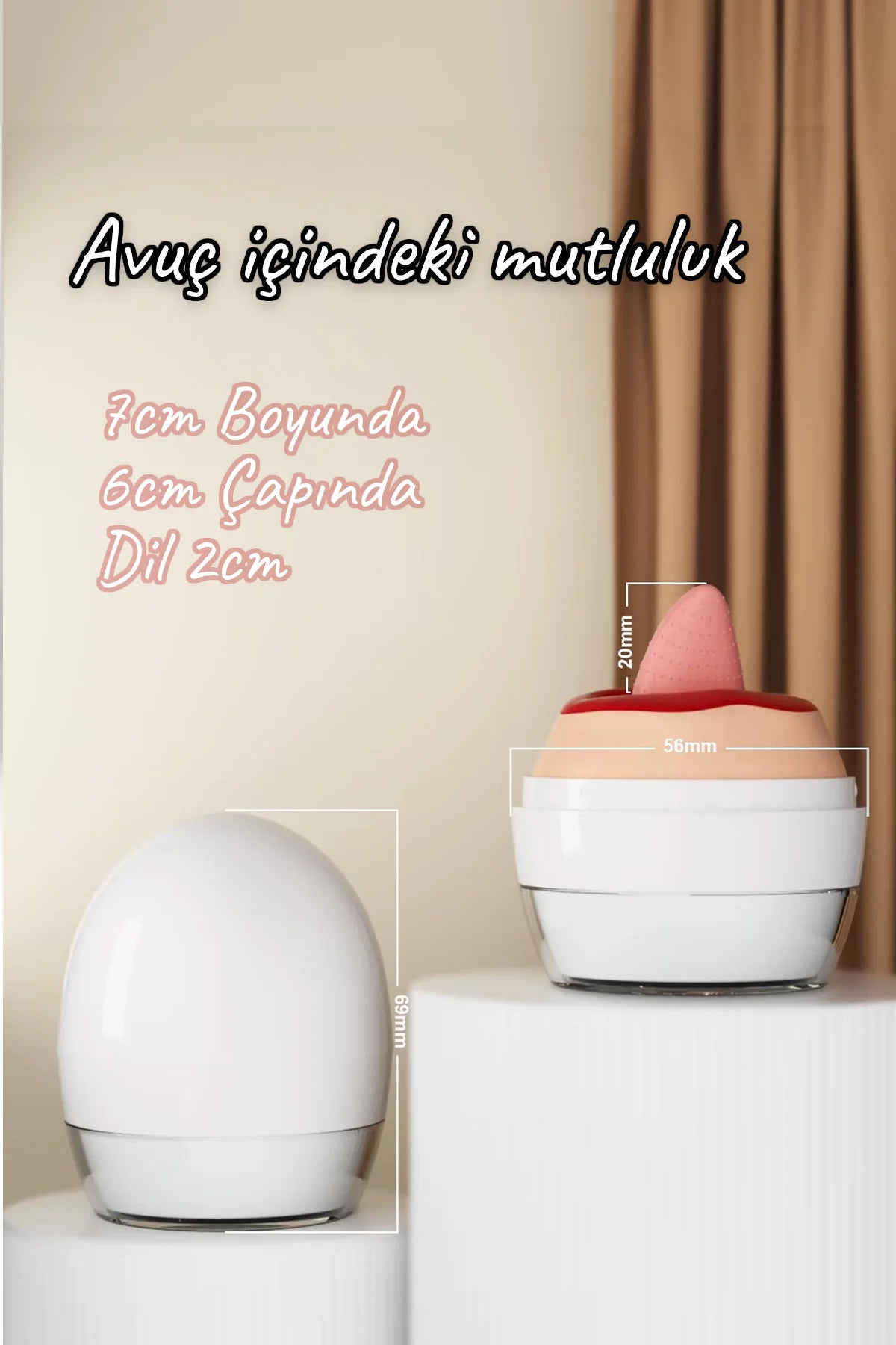 Erotikcim - Küçük Hınzır Dönerek Yalama ve Titreşim Vibratör Mastürbatör