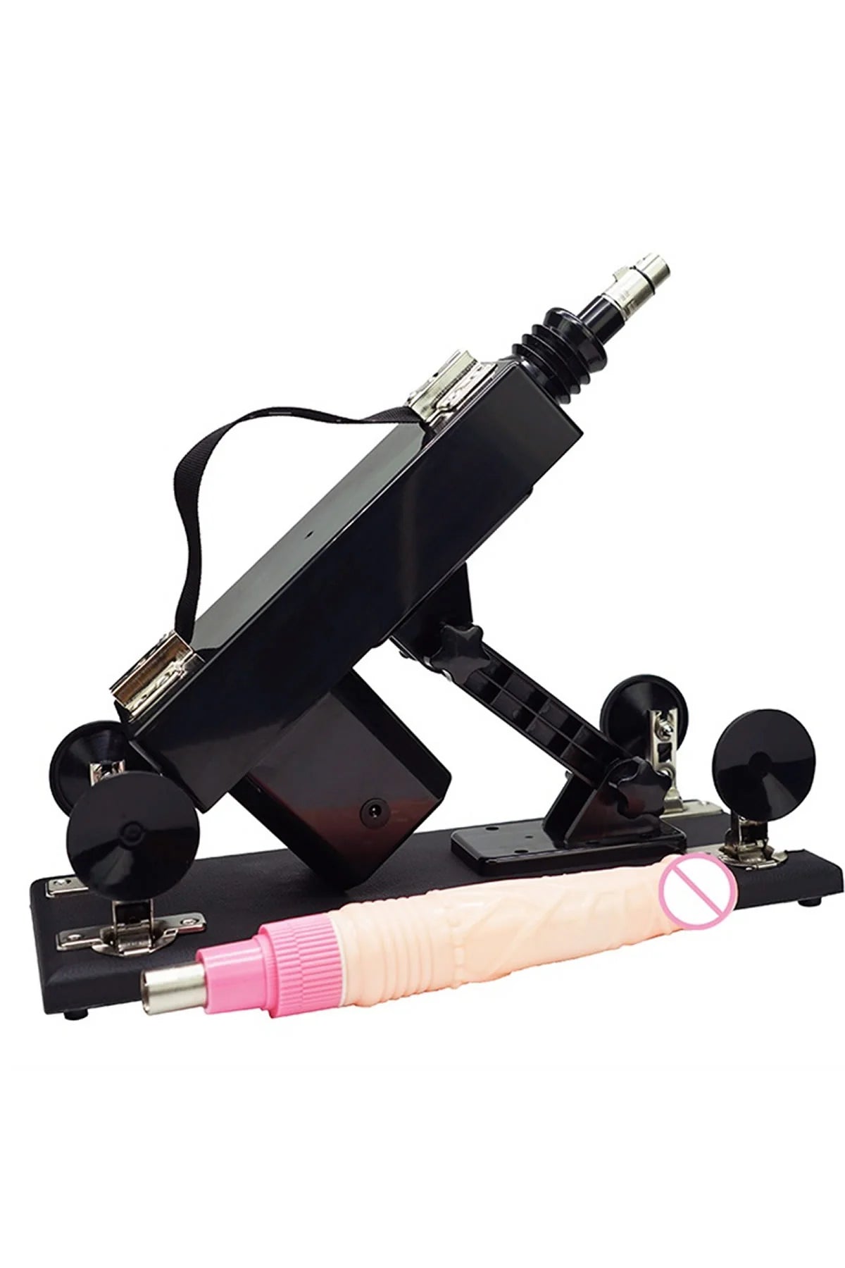 Erotikcim - Kumandalı Otomatik Seks Robotu - İleri Geri Hareket ve Titreşimli - 20cm Dildo