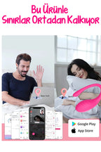 Erotikcim - Telefon Uygulaması ile Kontrol edilen Şarjlı Akıllı Vibratör - Uzun Mesafeli İlişki