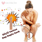 Erotikcim - Vantuzlu Yumruk Dildo - 33cm Büyük Boy - Ultra Maksimum Zevk - Big Bang