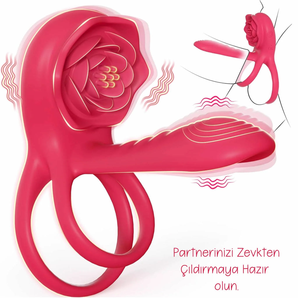 Erotikcim - Dört Fonksiyonlu Penis ve Vajina Uyarıcı – Maksimum Zevk Çifte Haz