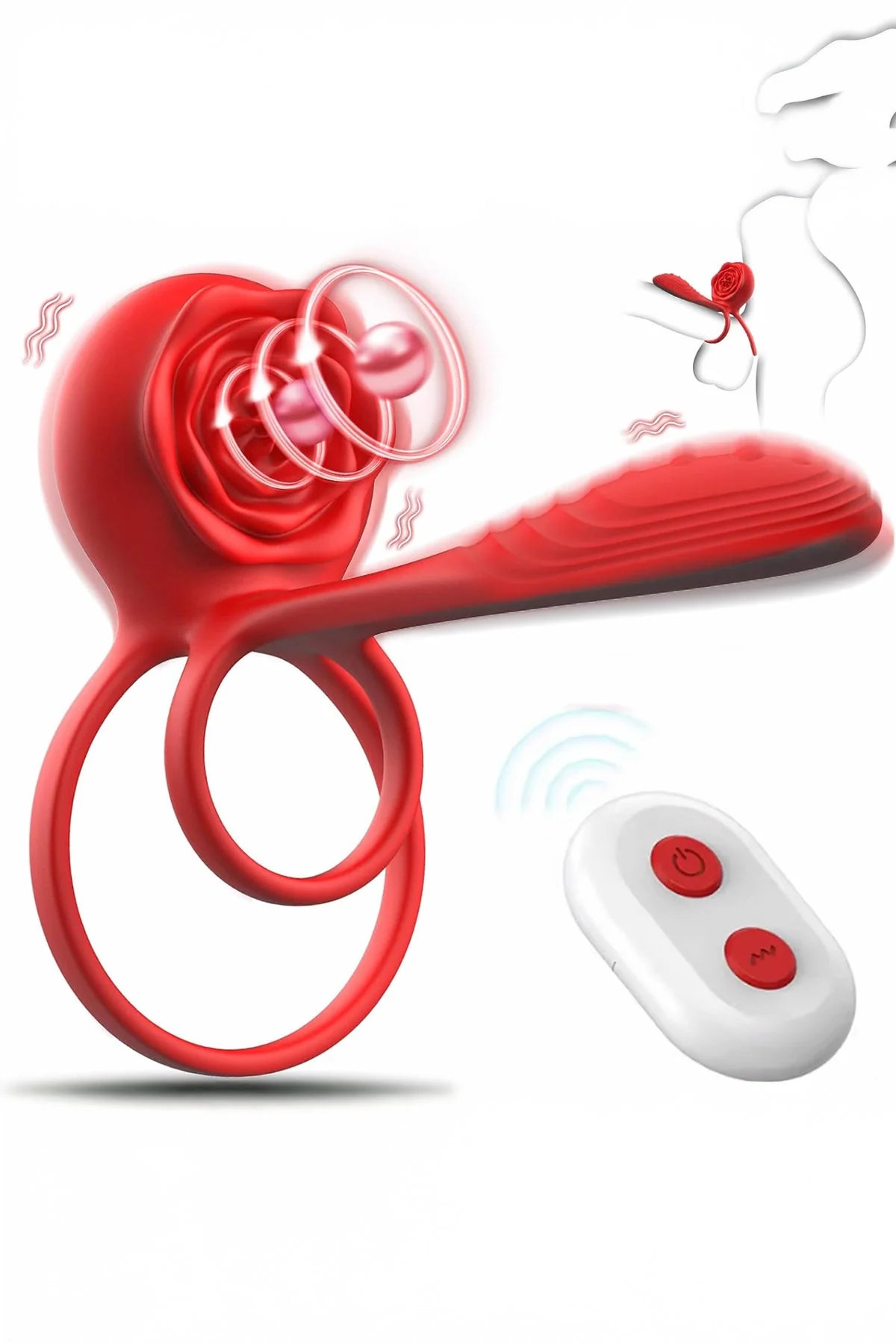 Erotikcim - Dört Fonksiyonlu Penis ve Vajina Uyarıcı – Maksimum Zevk Çifte Haz