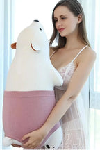 Erotikcim - Sevimli Kutup Ayısı Seks Makinesi - Gizli Penis - İleri Geri ve Titreşim Modları - Yastık Ayıcık