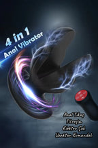 Erotikcim - Aşk Acısı - Elektro Şoklu Anal Plug - Uzaktan Kumandalı - Elektro Şok Anal Tıkaç