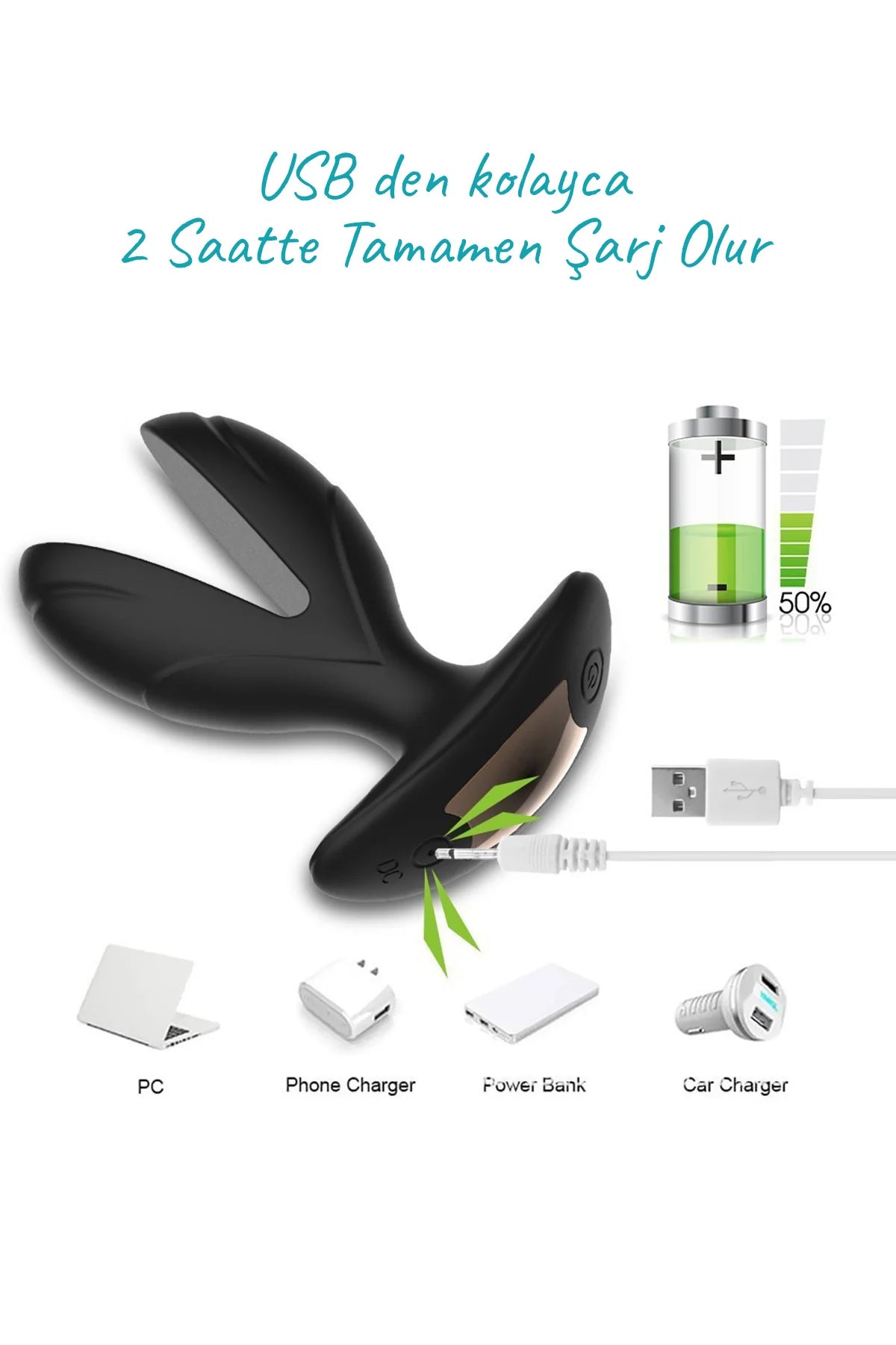 Erotikcim - Aşk Acısı - Elektro Şoklu Anal Plug - Uzaktan Kumandalı - Elektro Şok Anal Tıkaç