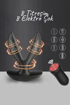 Erotikcim - Aşk Acısı - Elektro Şoklu Anal Plug - Uzaktan Kumandalı - Elektro Şok Anal Tıkaç