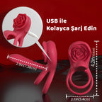 Erotikcim - Dört Fonksiyonlu Penis ve Vajina Uyarıcı – Maksimum Zevk Çifte Haz