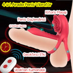 Erotikcim - Dört Fonksiyonlu Penis ve Vajina Uyarıcı – Maksimum Zevk Çifte Haz