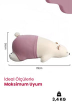 Erotikcim - Sevimli Kutup Ayısı Seks Makinesi - Gizli Penis - İleri Geri ve Titreşim Modları - Yastık Ayıcık