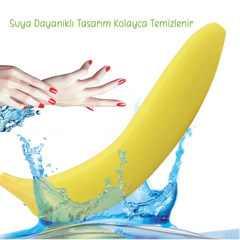 Erotikcim - Muz Vibratör, Muz Figürlü Vibratör - 7 Çeşit Titreşim Modları - Muhteşem Haz