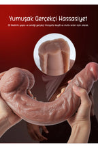 Erotikcim - Naughty Boy - Dildo - Realistik Gerçek Doku - 33cm Uzunluk - 6 Cm Kalınlık - Maxi Boy Doyumsuz Dildo