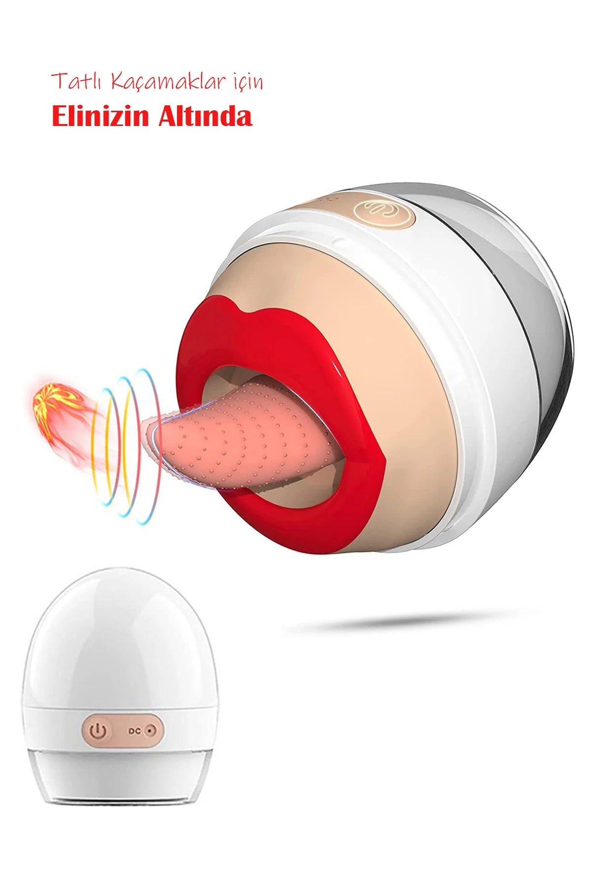 Erotikcim - Küçük Hınzır Dönerek Yalama ve Titreşim Vibratör Mastürbatör