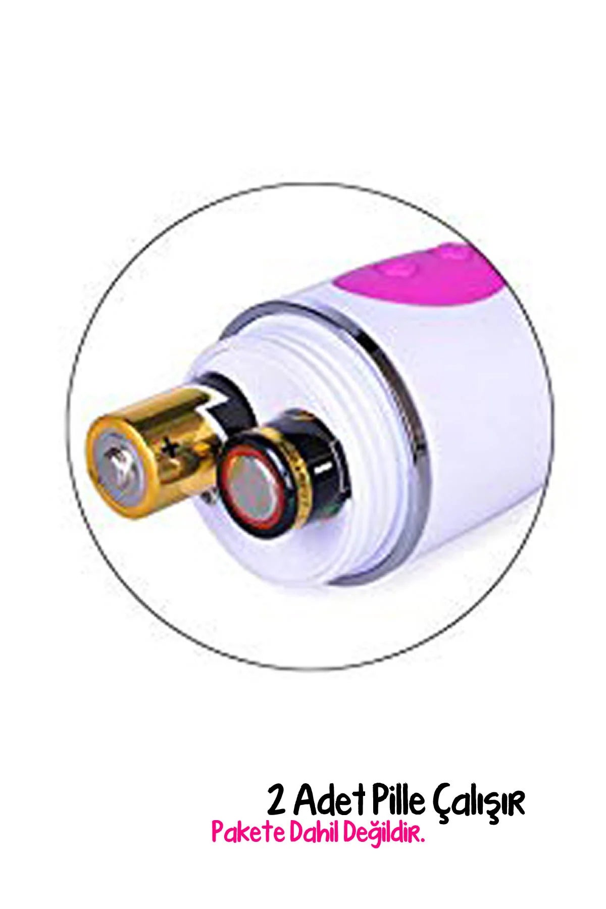 Erotikcim - Rabbit Vibratör Dildo - Çift İşlevli Titreşimli - Vajinal ve Anal Mastürbatör – Pembe