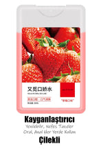 Erotikcim - Çilek Aromalı Su Bazlı Kayganlaştırıcı - 20ml - Oral ve Anal Uyumlu Sprey - Nefes Tazeler