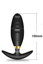 Erotikcim - Anal Vibratör - Anal Tıkaç - 10 Farklı Titreşim Modu - Silikon Titreşimli Anal Plug