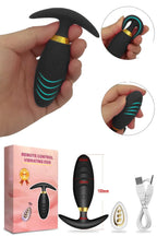 Erotikcim - Anal Vibratör - Anal Tıkaç - 10 Farklı Titreşim Modu - Silikon Titreşimli Anal Plug