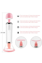 Erotikcim - 4 ü 1 Arada Full Fonksiyon Vibratör - Yalama, Emme, Titreşim, Isıtma