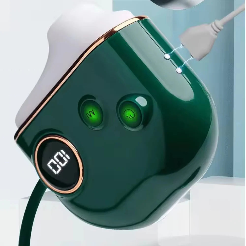 Erotikcim - Dijital Göstergeli 3 Emme ve 10 Titreşim Modu - Yumurta Vibratörlü - Gizli Küçük - Estetik Tasarım