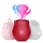 Erotikcim - Gül Vibratör, Klitoral Emme ve Titreşim - Şarjlı - Derin Haz