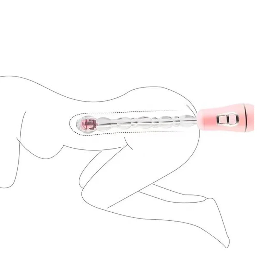 Erotikcim - Silikon Boğumlu Anal Vibratör - Güçlü Titreşim Modları - Derinliklerinizi Keşfedin