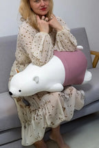 Erotikcim - Sevimli Kutup Ayısı Seks Makinesi - Gizli Penis - İleri Geri ve Titreşim Modları - Yastık Ayıcık