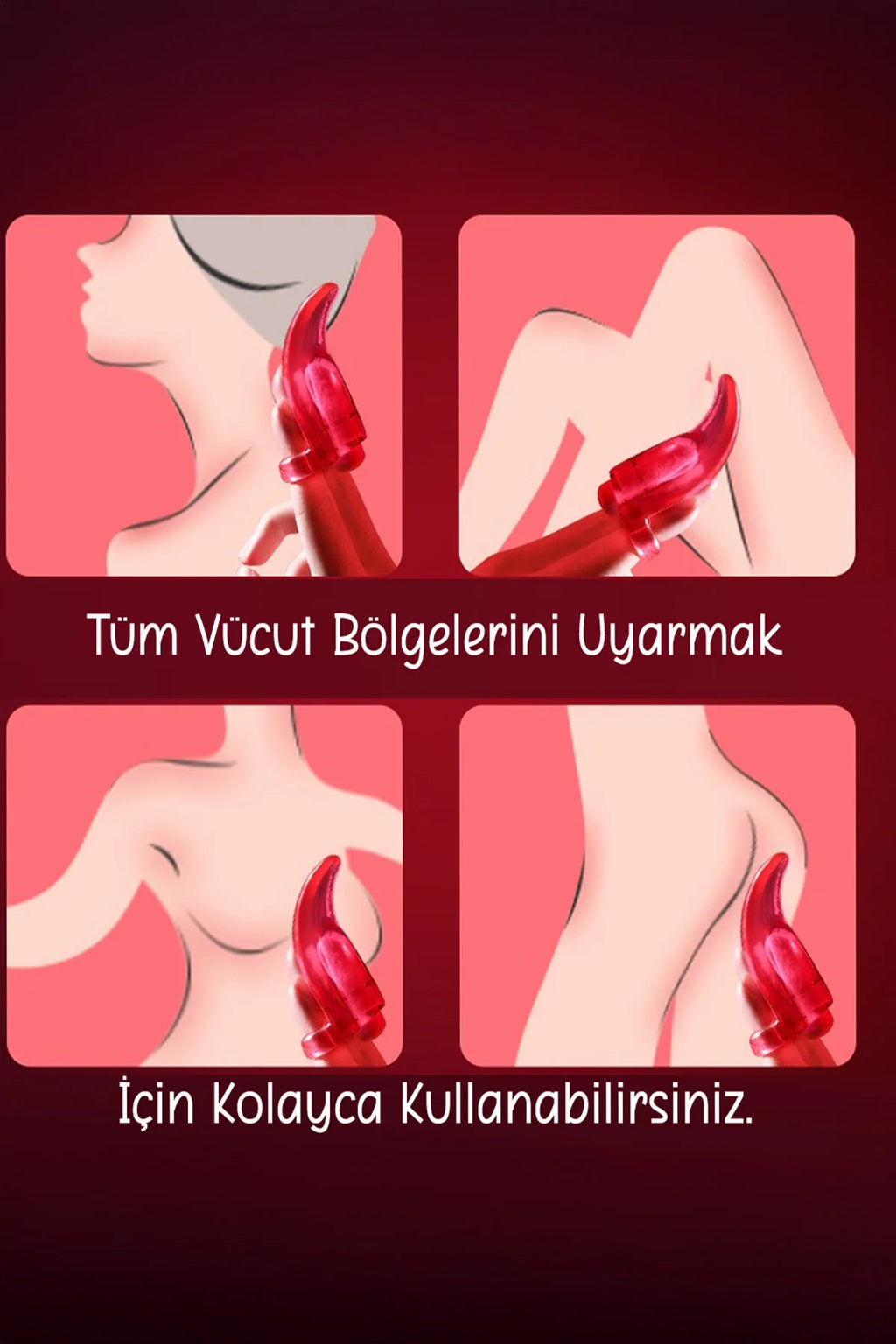 Erotikcim - Dil Vibratörü - Yalama Vibratörü - Zevk Şelalesi - Orgazm Vibratörü
