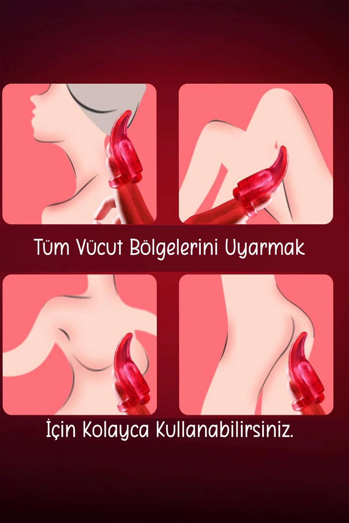 Erotikcim - Dil Vibratörü - Yalama Vibratörü - Zevk Şelalesi - Orgazm Vibratörü