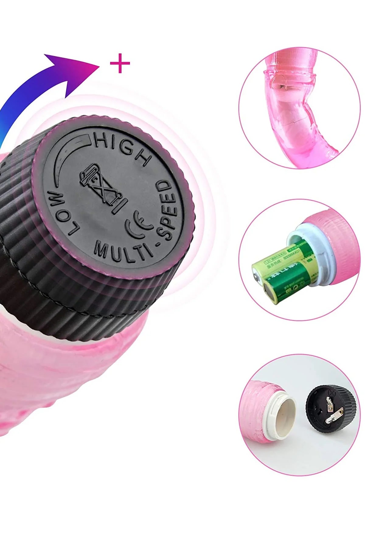 Erotikcim- Jel Dokulu Yumuşak Titreşimli Realistik Dildo - İpeksi Dokunuş