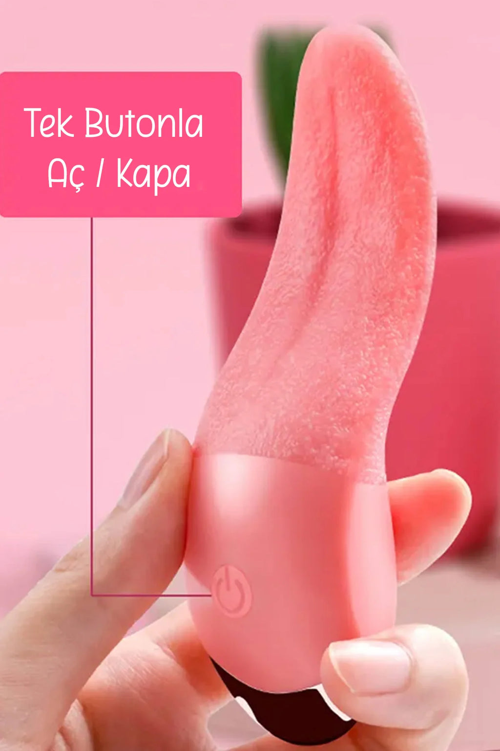 Erotikcim - Dil Vibratör - 10 Farklı Yalama ve Titreşim Modu - G Noktası Simülatörlü