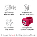 Erotikcim - Bileklik Kumandalı - Penis Zevk Vibratörü - Eller Serbest - Güçlü Titreşim