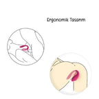 Erotikcim - Ergonomik Çift Haz - Anal ve Vajinal Vibratör - Klitoris Uyarıcılı - Kumandalı