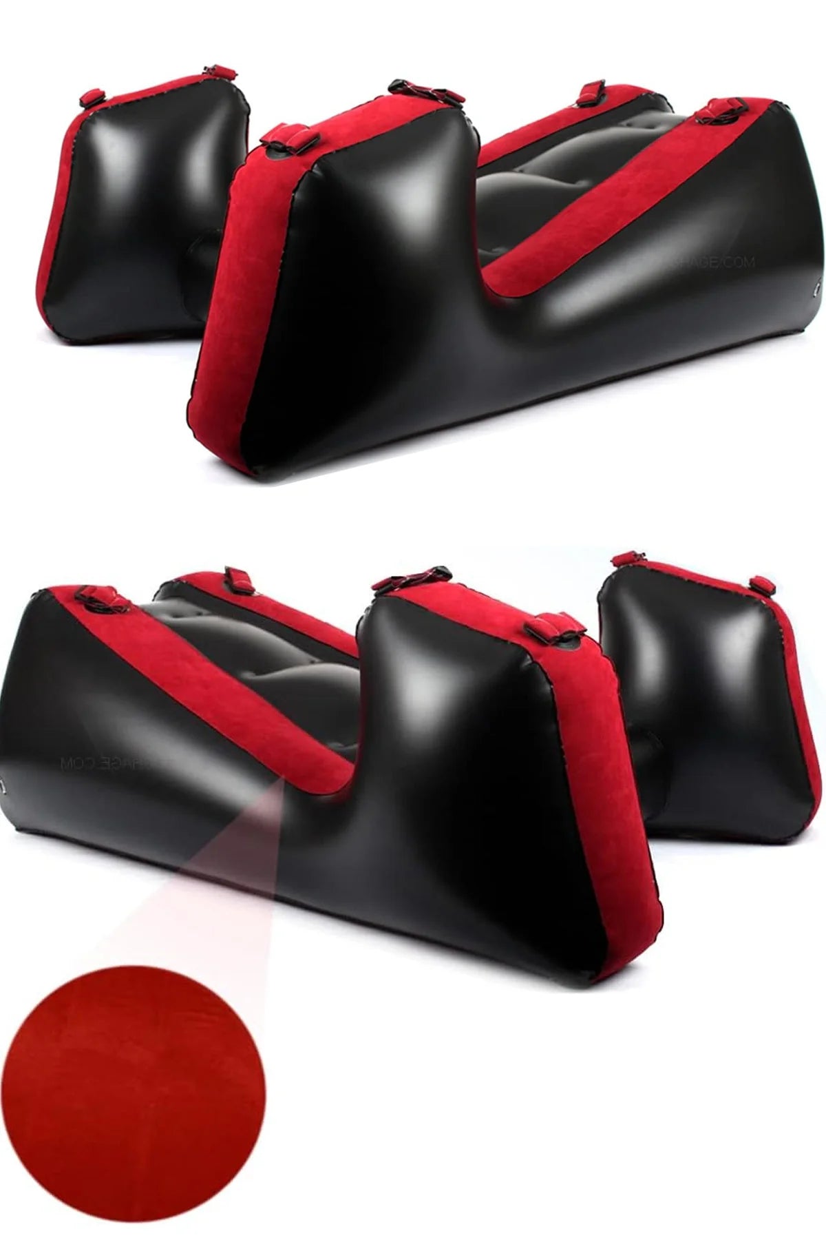 Erotikcim - Kelepçeli Şişirilebilir BDSM Esaret ve Sex Pozisyon Yatağı