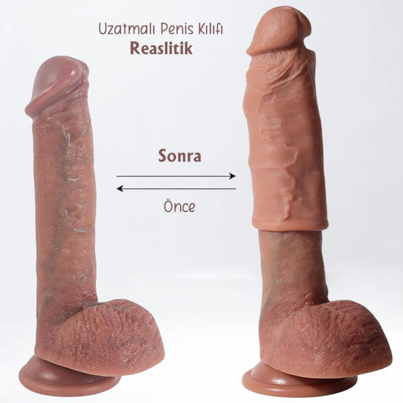 Erotikcim - Uzatmalı Penis Kılıfı - Partnerle Zevkin Dorukları