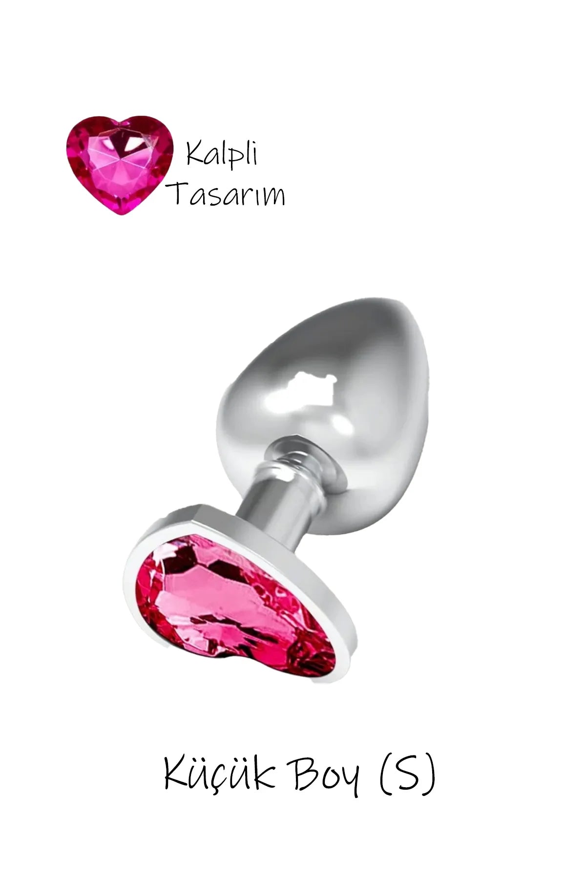 Erotikcim - Kalpli Taş 3 lü Anal Tıkaç Set - Küçük Orta Büyük Boy Anal Plug - 3 lü Set Anal Plug