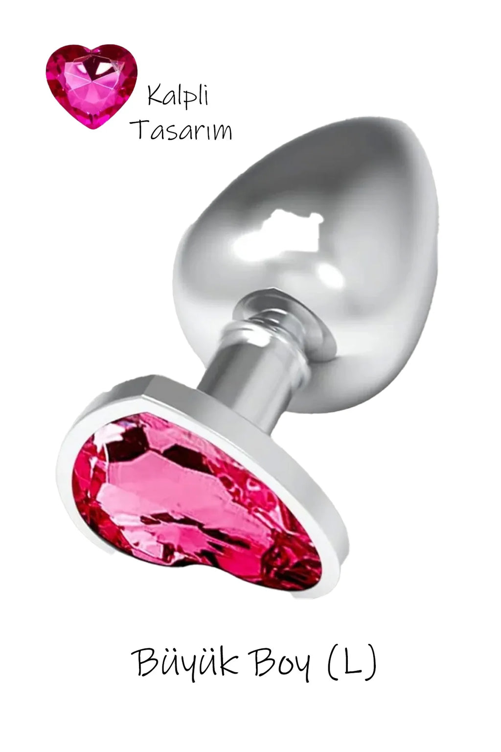 Erotikcim - Kalpli Taş 3 lü Anal Tıkaç Set - Küçük Orta Büyük Boy Anal Plug - 3 lü Set Anal Plug