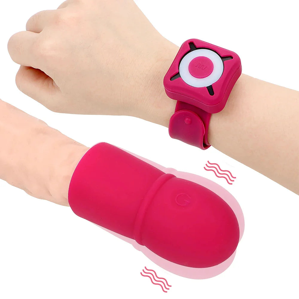 Erotikcim - Bileklik Kumandalı - Penis Zevk Vibratörü - Eller Serbest - Güçlü Titreşim