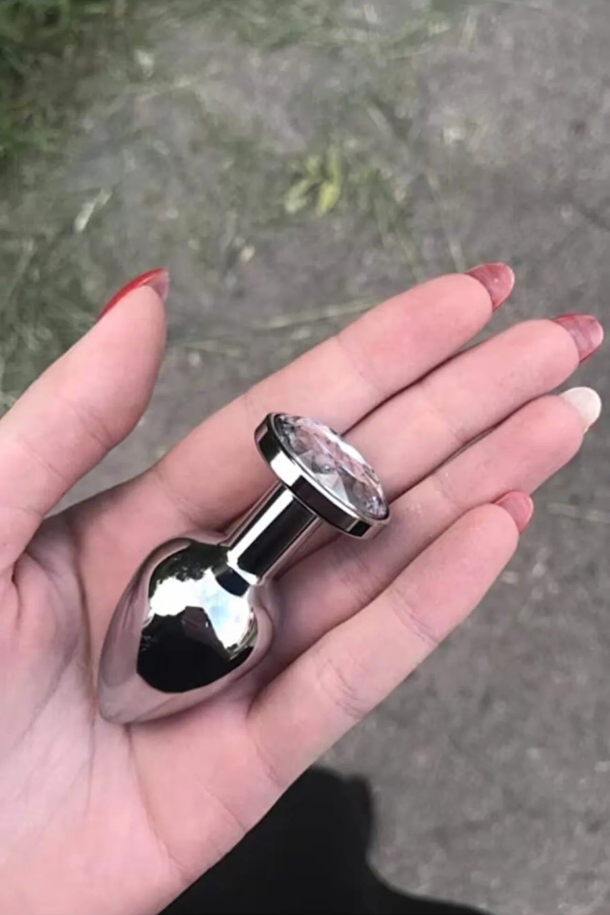 Erotikcim - Çelik Anal Plug Tıkaç - 7cm Uzunluk - 28mm Çap - Küçük Boy