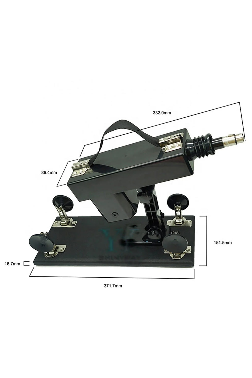 Erotikcim - Kumandalı Otomatik Seks Robotu - İleri Geri Hareket ve Titreşimli - 20cm Dildo