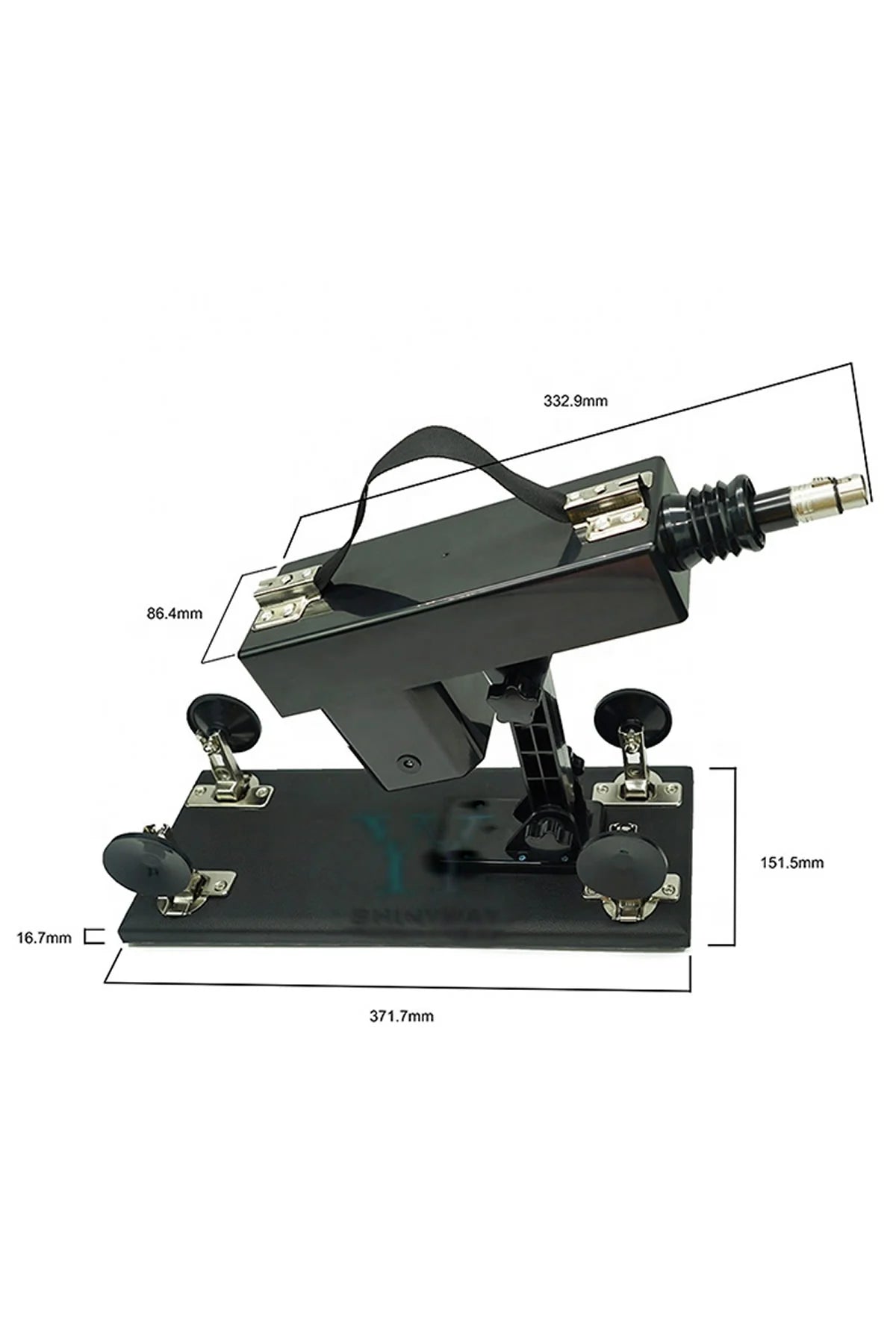 Erotikcim - Kumandalı Otomatik Seks Robotu - İleri Geri Hareket ve Titreşimli - 20cm Dildo