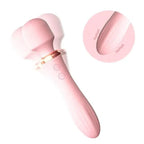 Erotikcim - Dual Fonksiyon - Tutma Yeri ve Topuz Dildo ve Vibratör - Isıtma ve Güçlü Titreşim