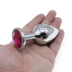 Erotikcim - Çelik Anal Plug Tıkaç - 9,5cm Uzunluk - 42mm Çap - Büyük Boy