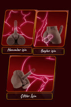 Erotikcim - Güçlü Büyük Dildo - Dildo, Anüs ve Testisler - Unisex kullanıma uygun - 19,5cm Dildo