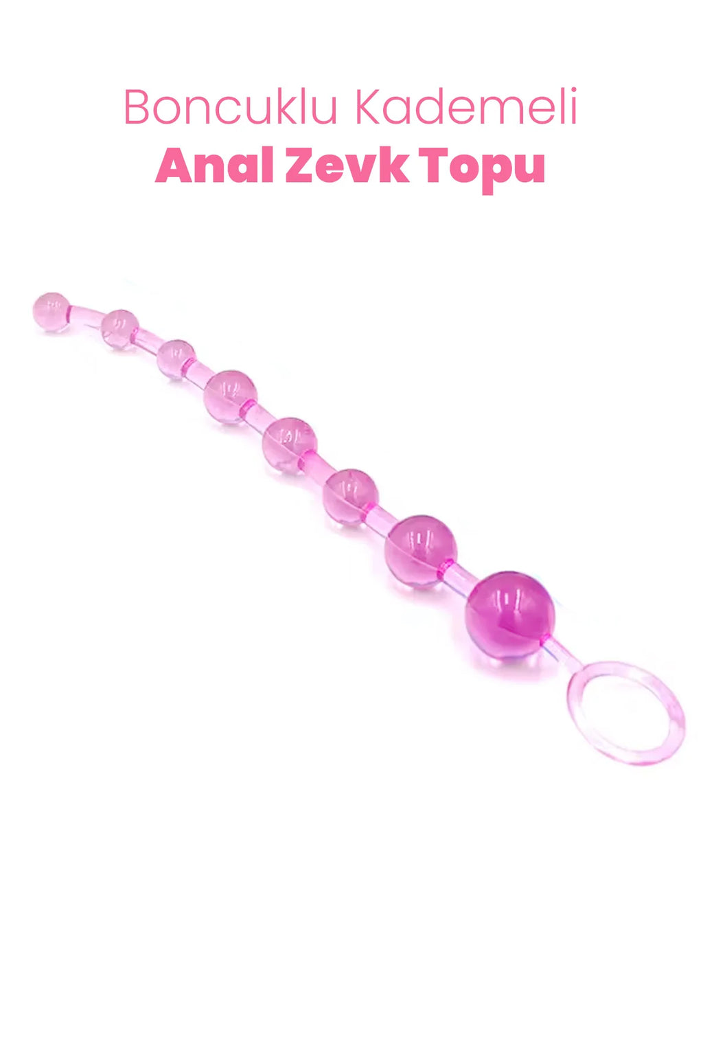 Erotikcim - Boğumlu Boncuk Anal Zevk Topuları Zinciri