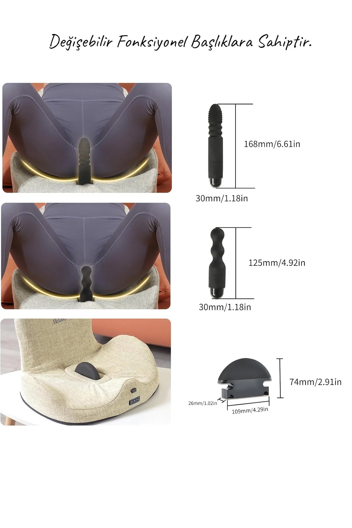 Erotikcim - Ultra Lüks Koltuklu Vibratör Set - Seks ve Kegel Makinesi - Uzaktan Kumandalı Masaj Koltuğu - Isıtma, Titreşim, İleri Geri Hareketli