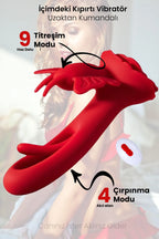 Erotikcim - İçimdeki Kıpırtı Kelebek Vibratör - 9 Titreşimli ve 4 Çırpınma Modlu Uzaktan Kumandalı Vibratör