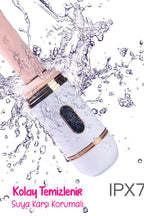 Erotikcim - Otomatik Vantuzlu Eller Serbest Dildo - İleri Geri Hareketli ve Titreşimli