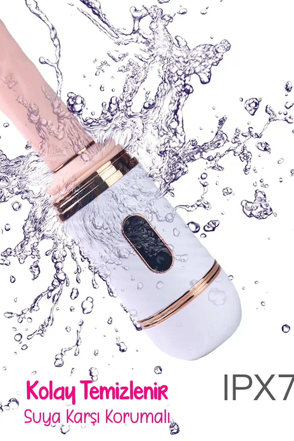 Erotikcim - Otomatik Vantuzlu Eller Serbest Dildo - İleri Geri Hareketli ve Titreşimli